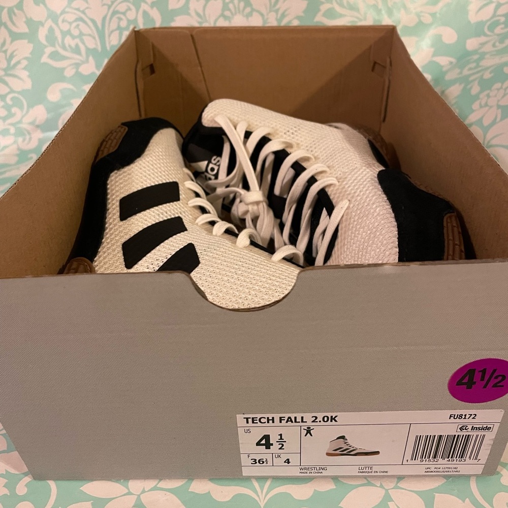adidas Tech Fall 2.0 Wrestling Shoes sz 41/2 - Picture 5 of 13